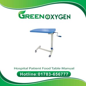 Hospital Patient Food Table Manual