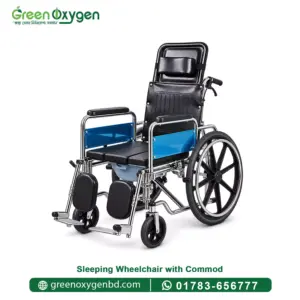 Sleeping Wheelchair with Commode