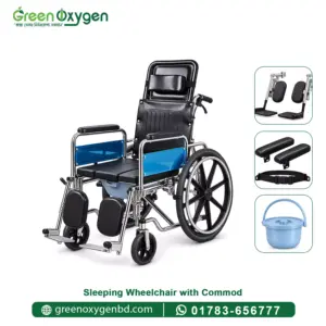 Sleeping Wheelchair with Commode